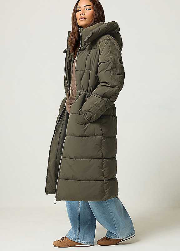 Pixiegirl Women's Light Khaki Petite Padded Coat In | : Size 12 - Image 2