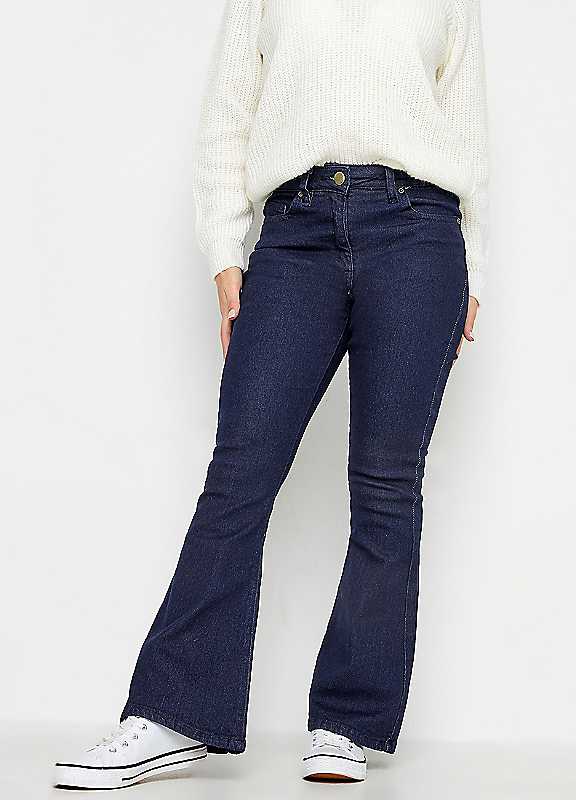 Pixiegirl Women's Blue Petite Kickflare Jeans In | Size: 18 - Image 3