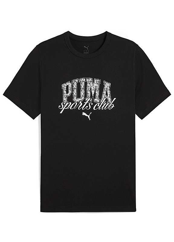 Puma Black Class Graphic Tshirt Medium