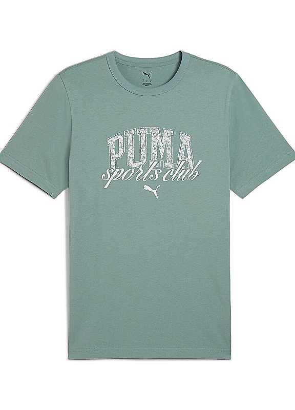 Puma Green Class Graphic Tshirt Medium