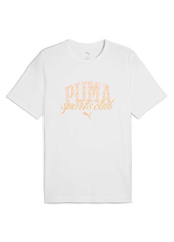 Puma White Class Graphic Tshirt Medium