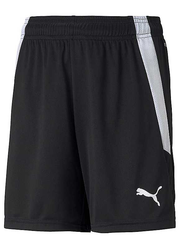 Puma Black Teamliga Training Shorts 10Y Kids