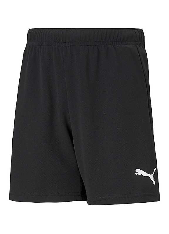 Puma Boys Black Teamrise Training Shorts 14Y Kids