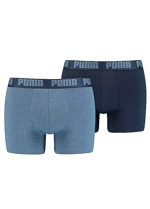 Puma Denim Pack Of 2 Boxers Large