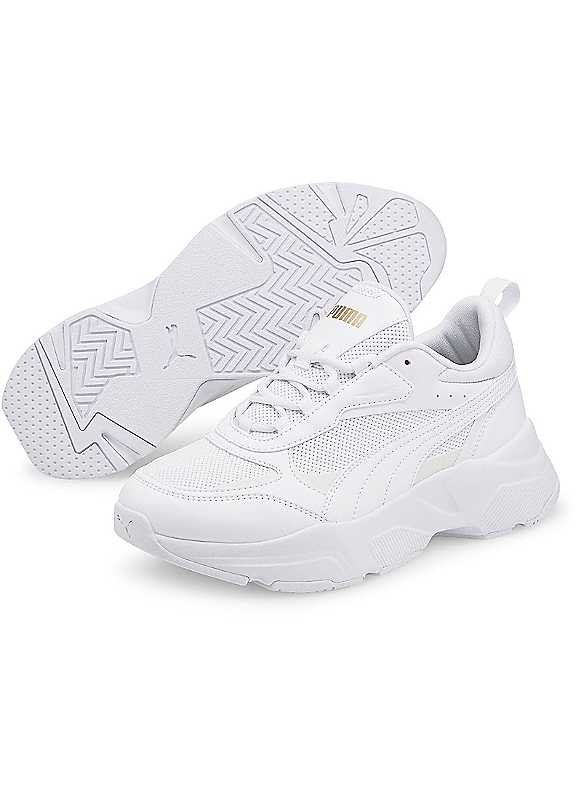 Puma White Cassia Trainers Size 6