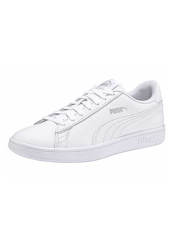 Puma White Smash V2 Leather Trainers Size 8.5