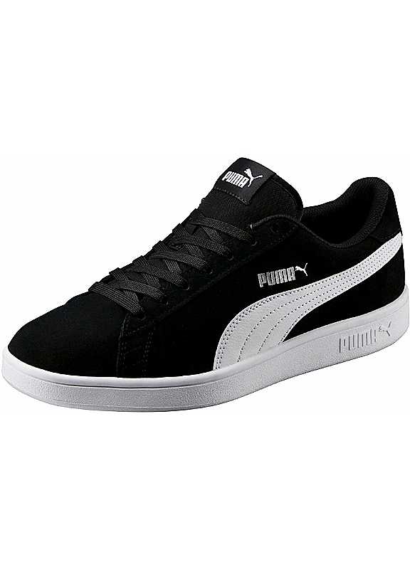 Puma Black/White Smash V2 Trainers Size 8.5