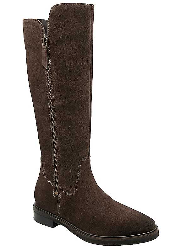 Ravel Women's Ashington Knee High Boots - Brown Suede - Size 3 - Image 5