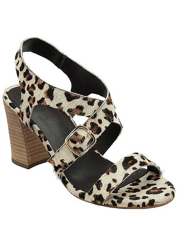 Ravel Women's 'Birkby' Leather Heeled Sandals | Size: 6 - Image 4