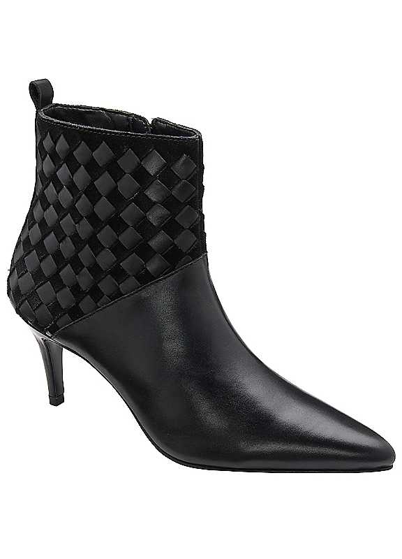 Ravel Women's Black Leather 'Bosley' Pointed-Toe Boots | Size: 6 - Image 5