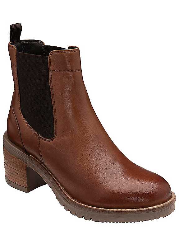 Ravel Women's Tan Bray Chelsea Boots Colour: : Size 8 - Image 5