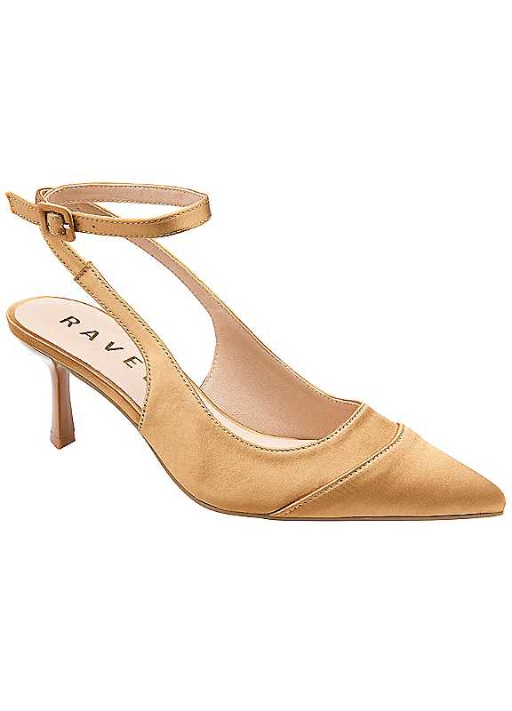 Ravel Women's Gold Catrine Slingback Shoes