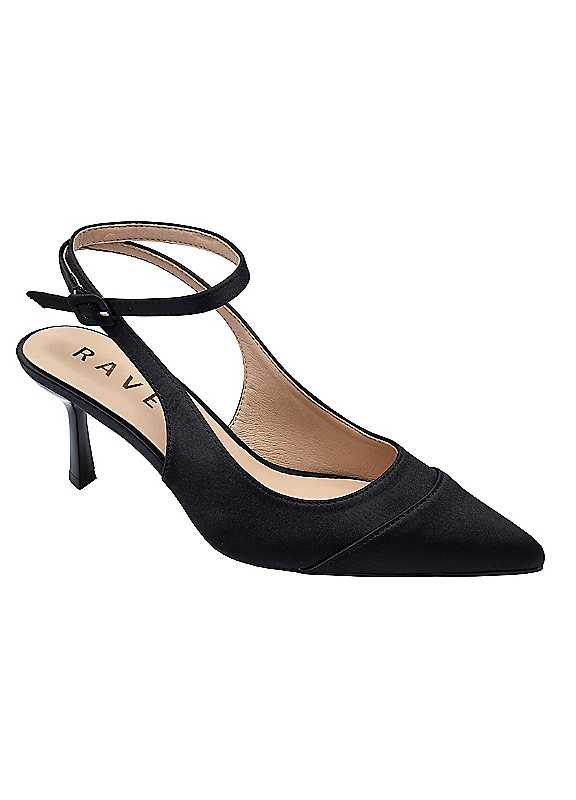 Ravel Women's Black Catrine Slingback Shoes
