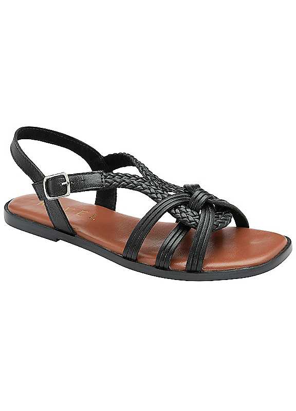 Ravel Women's Black Danby Sandals Colour: : Size 5 - Image 7