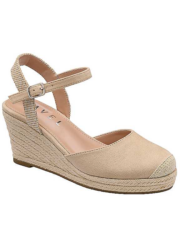 Ravel Women's Cream Denwick Espadrille Sandals