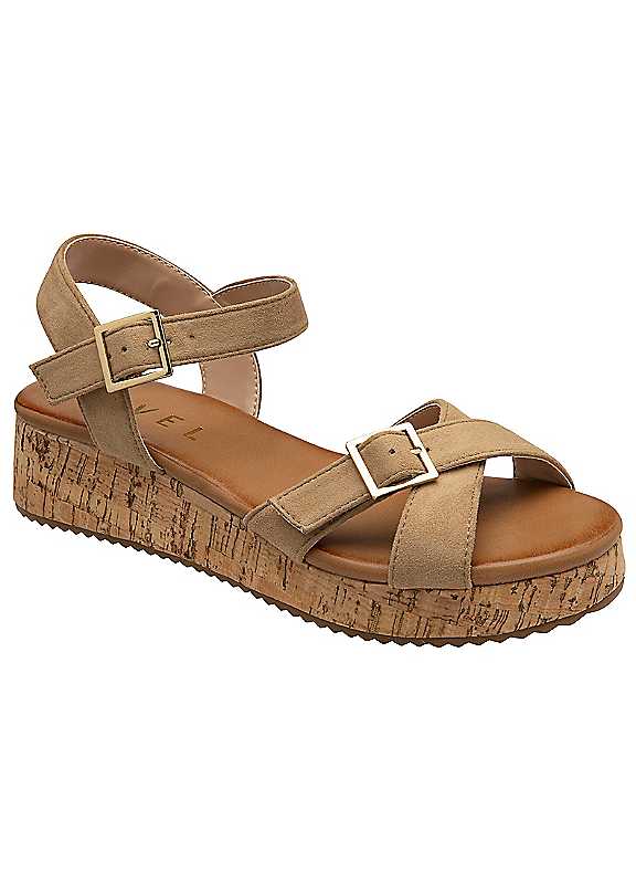 Ravel Women's Beige 'Eals' Platform Sandals In | : Size 8 - Image 5