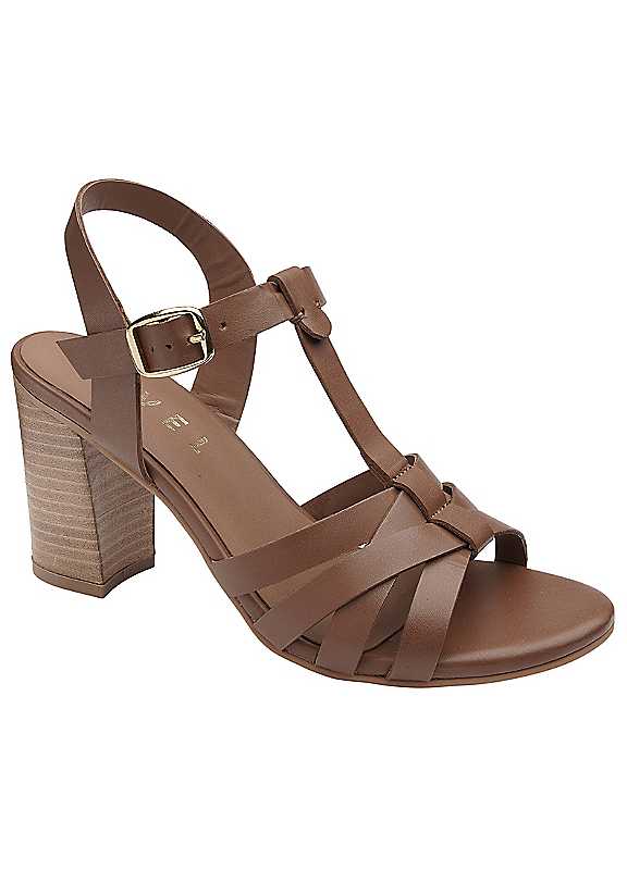 Ravel Women's Tan Elsdon Heeled Sandals Colour: : Size 3 - Image 2