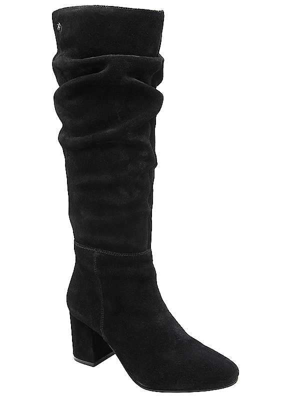 Ravel Women's Black Farley Suede Knee-High Boots