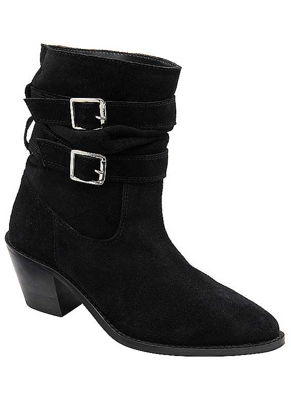 Ravel Women's Black Suede 'Norbury' Ankle Boots | Size: 8 - Image 4