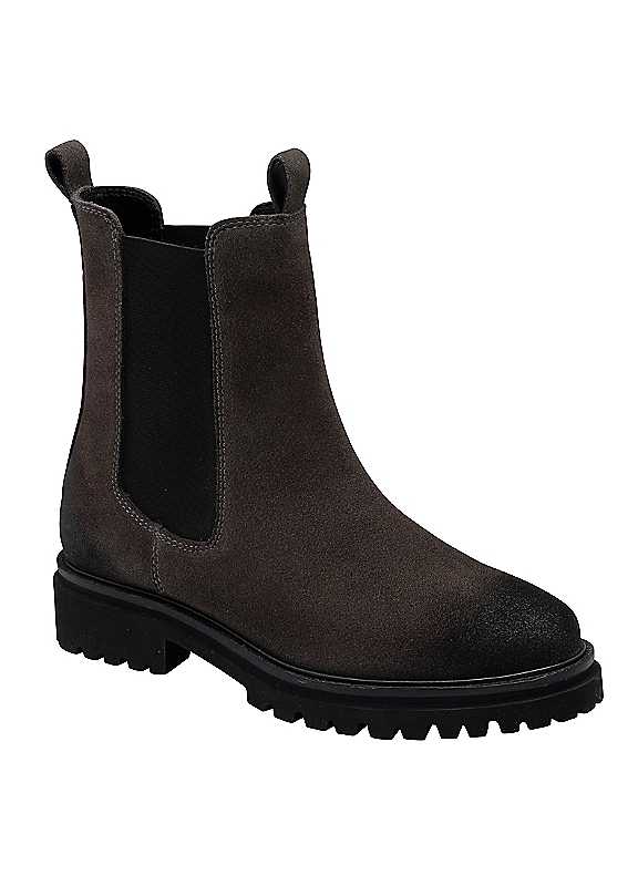 Ravel Women's Grey 'Stoak' Suede Pull-On Ankle Boots In | : Size 5 - Image 2