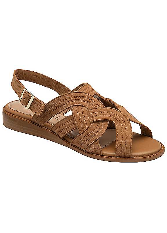 Ravel Women's Tan Waren Sandals Colour: : Size 8 - Image 4