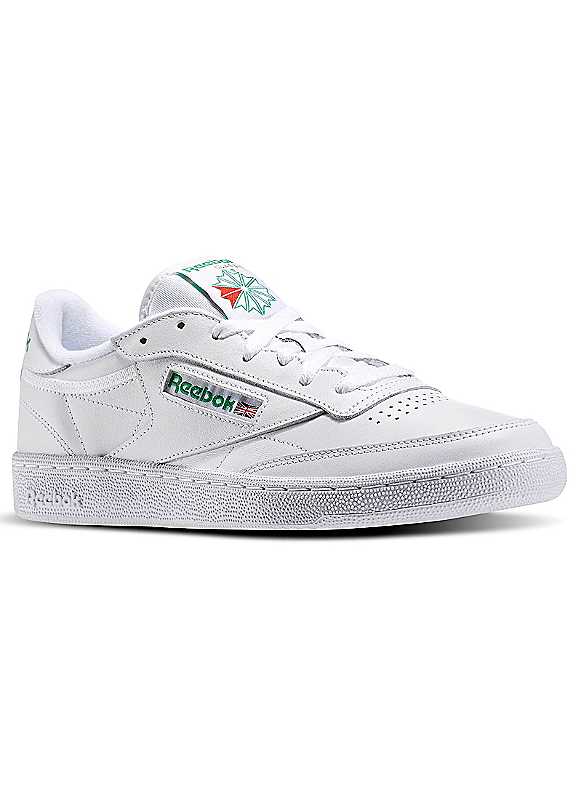 Reebok White Club C 85 Trainers Size 10.5