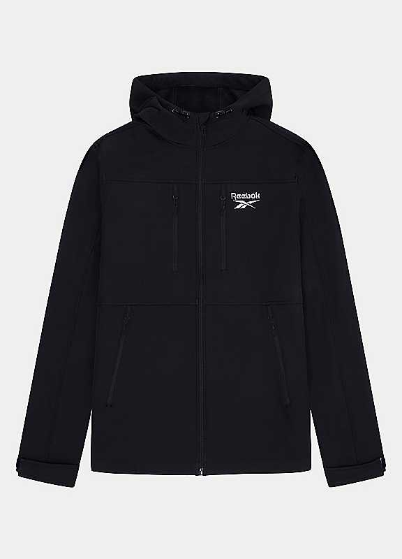 Reebok Men's Black Windrunner Water-Resistant Windbreaker in Size L, Sports Direct - Image 6