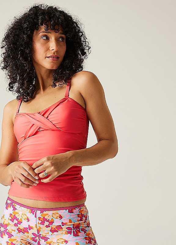 Regatta Peach Aceana Iii Tankini Tummy Control Top