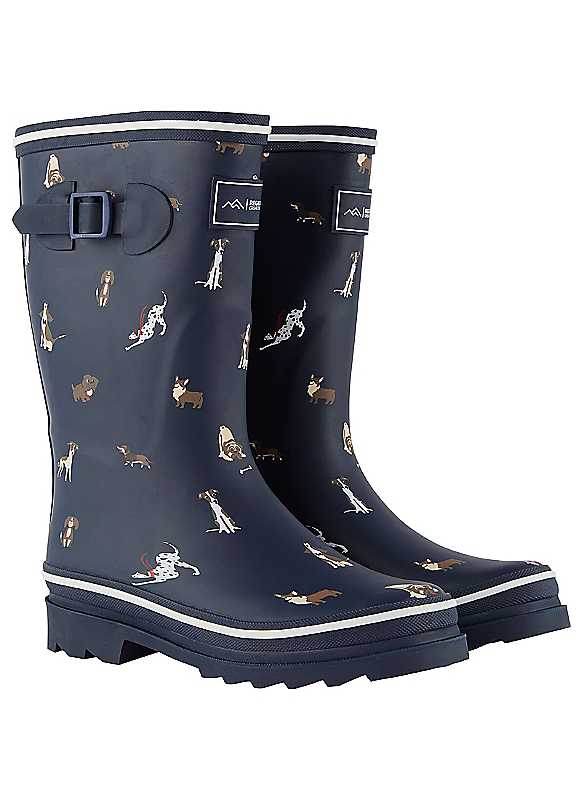 Regatta Women's Navy Dogs Amelia Wellies