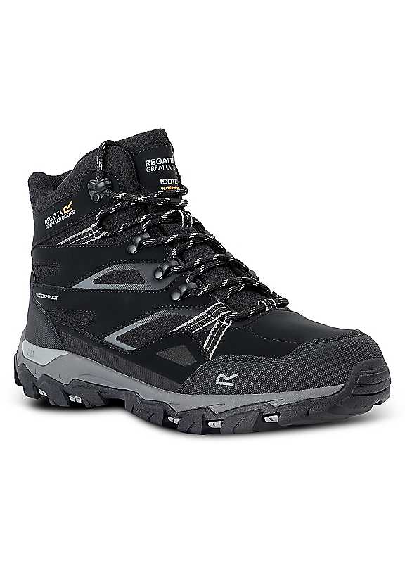 Regatta Men's Black Holcombe Iii Walking Boots