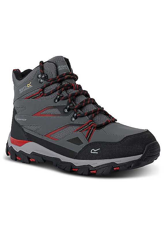 Regatta Men's Holcombe Iii Waterproof Walking Boots Briar/Rio Red¿ Uk Size 7 - Image 4