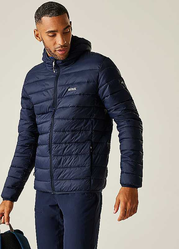 Regatta Men's Bright Blue Hooded Marizion Padded Jacket In | : 3XL - Image 6