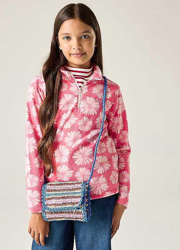 Regatta Pink Kids Hot Shot Ii Fleece - Image 3