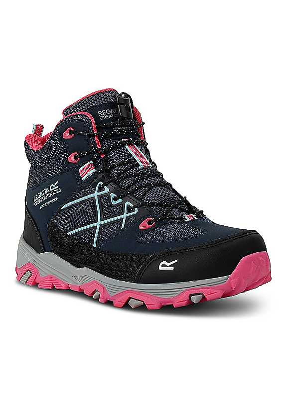 Regatta Kids Navy Samaris Iii Walking Boots