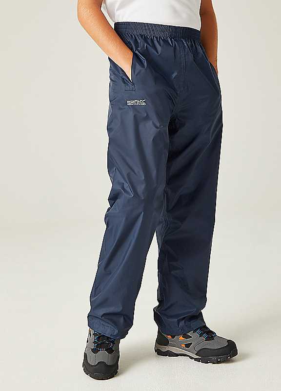 Regatta Blue Pack It Over Trousers Size 13 Kids