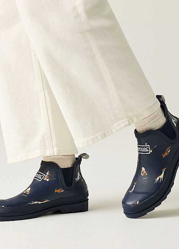 Regatta Womens Lady Harper Ankle Welly, Navy, Size 3, Women - Image 5