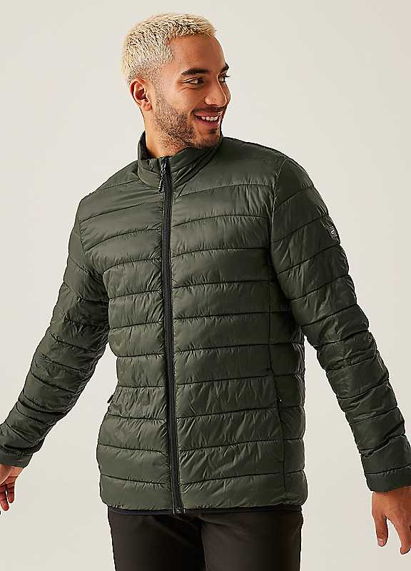 Regatta Men's Dark Khaki Marizion Padded Jacket Extra Large