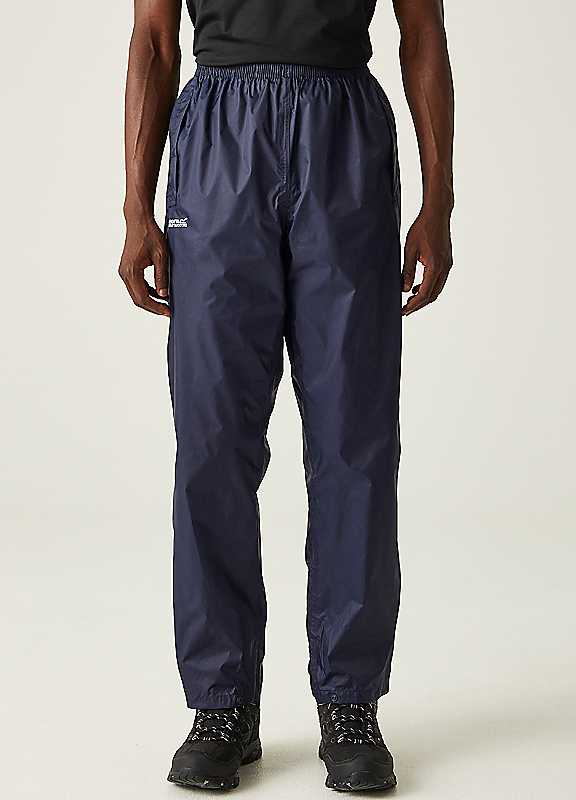 Regatta Men's Blue Pack It Over Trousers Large