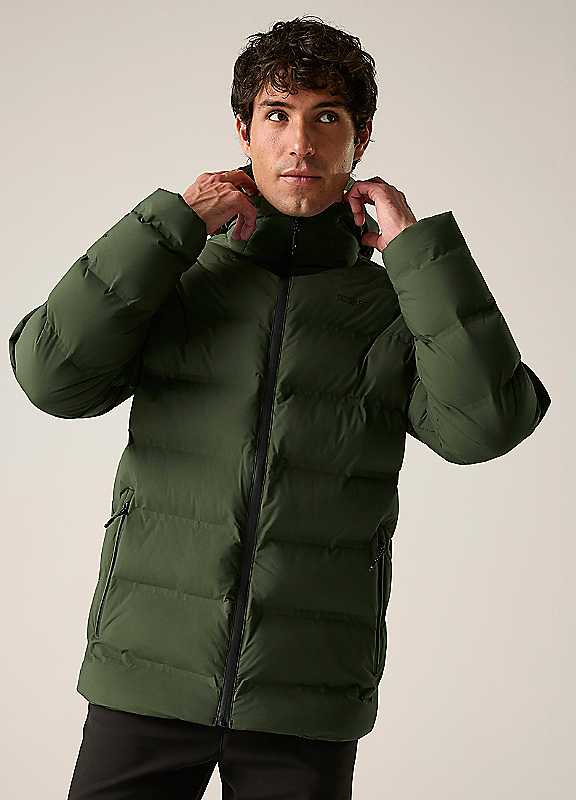 Regatta Men's Khaki Altoro Thermal Waterproof Padded Jacket In | : 3XL - Image 5