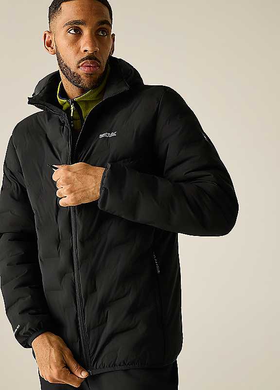 Regatta Men's Waterproof Astrel Padded Jacket - Black Medium - Image 5