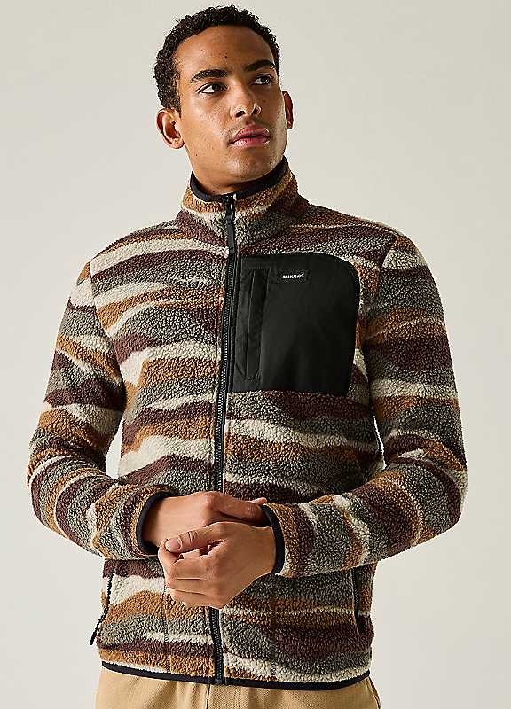 Regatta Men's Frankie Borg Fleece - Brown Large - Image 7