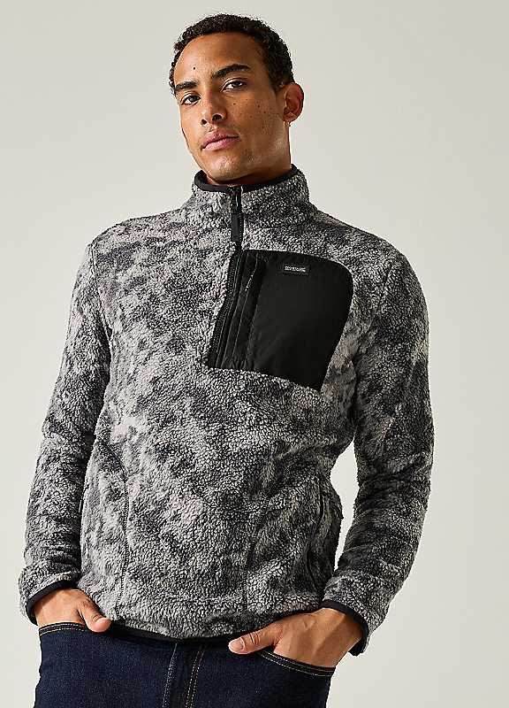 Regatta Men's Frankie Borg Fleece - Grey Medium - Image 6