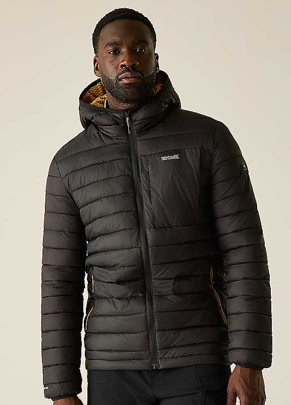 Regatta Men's Lightfell Insulated Jacket - Black (Wood Bro - 3XL - Image 4