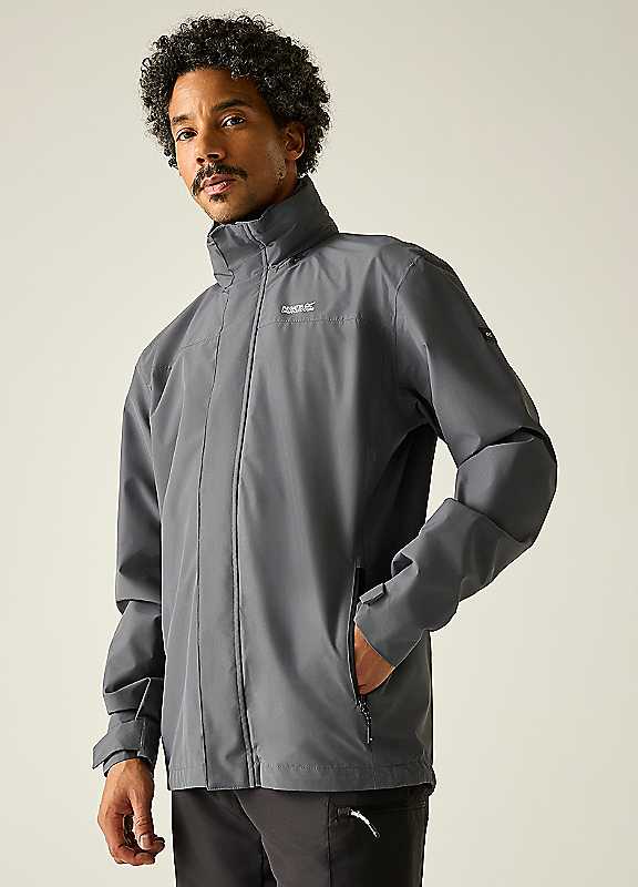 Regatta Men's Grey Matt Ii Waterproof Jacket in Size XL, Sports Direct - Image 3