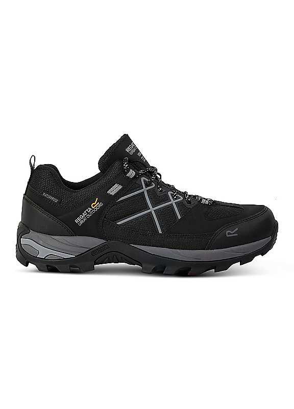 Regatta Men's Black Samaris Iii Low Waterproof Walking Shoes in Size 10, Sports Direct - Image 6
