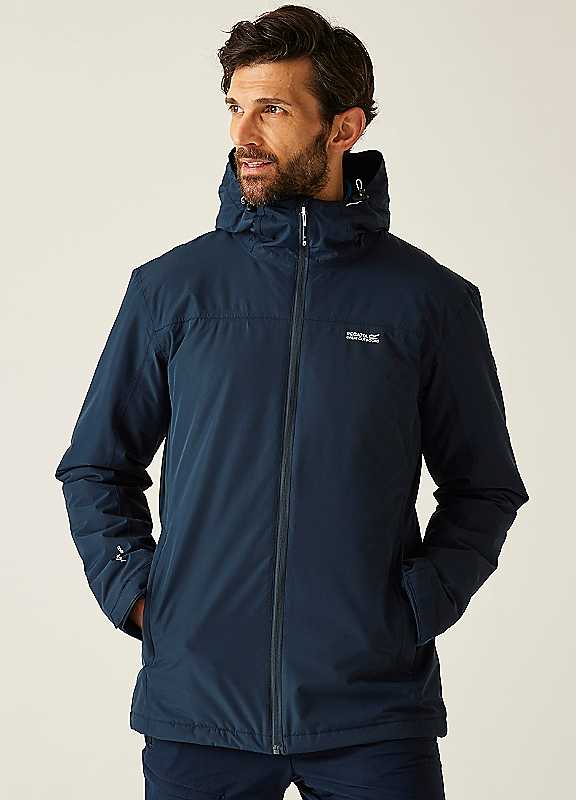 Regatta Mens Thornbridge Waterproof Insulated Jacket - Navy - Image 9