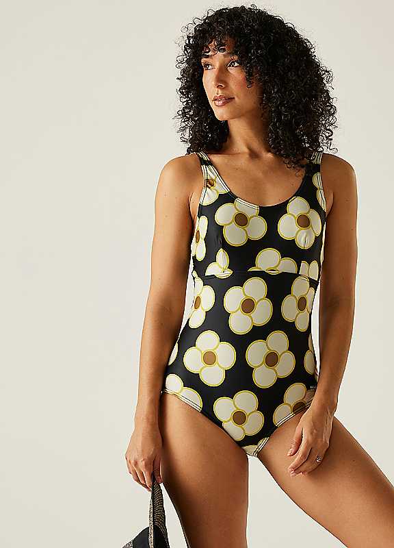 Regatta Black Orla Ii Swimsuit Size 16