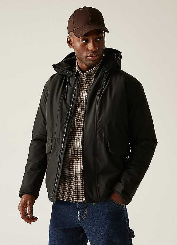Regatta Men's Black Sterlings Waterproof Jacket