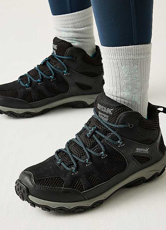 Regatta Women's Edgepoint Iv Mid Waterproof Walking Boots - Black - EU37/UK4 - Image 7