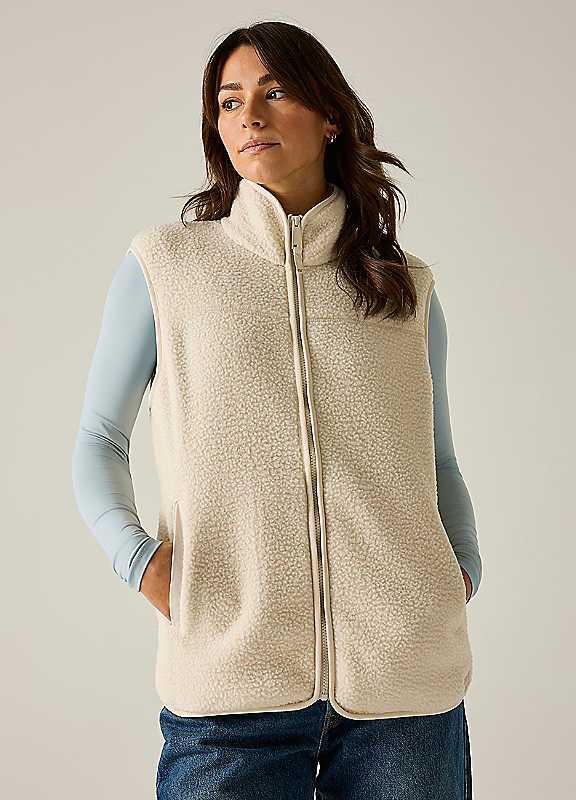 Regatta Women's Blanc Sleeveless Fleece Frankie Borg B/W - Image 5